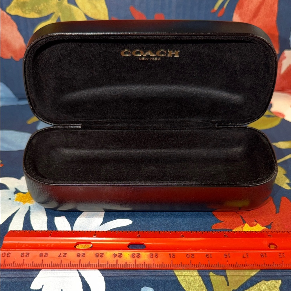 Coach Hard Shell Black Eyewear Case